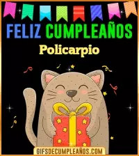 Feliz Cumpleaños Policarpio
